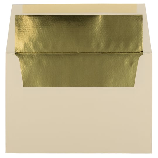 JAM Paper A8 Foil Lined Invitation Envelopes